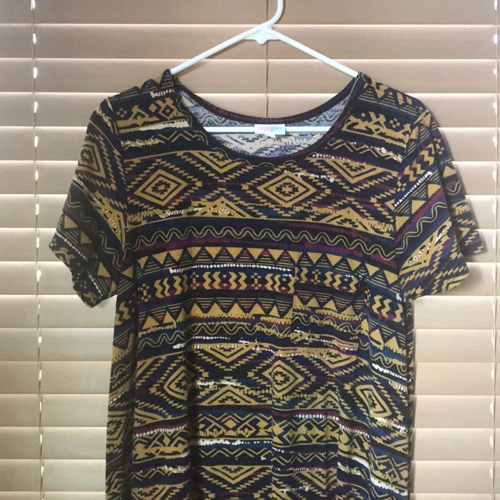 Lularoe Carly Dress size medium Tribal Print
